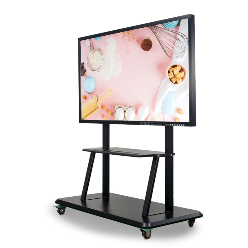 Pantalla plana interactiva de enseñanza de televisión LCD multitáctil de 65 pulgadas