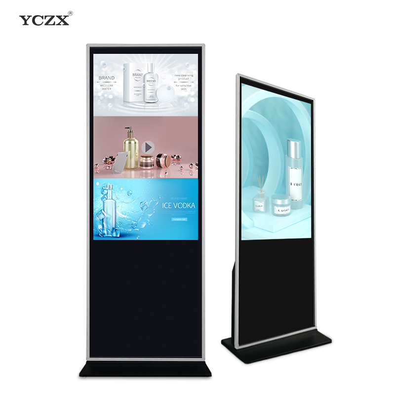 Reproductor de anuncios de video vertical con pantalla LCD de control remoto 